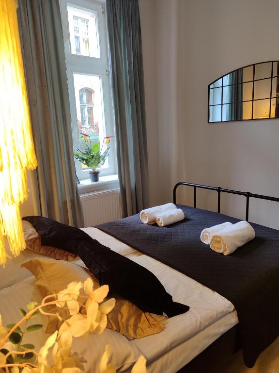 Postel nebo postele na pokoji v ubytování Prosta 17 Suite by Rentoom