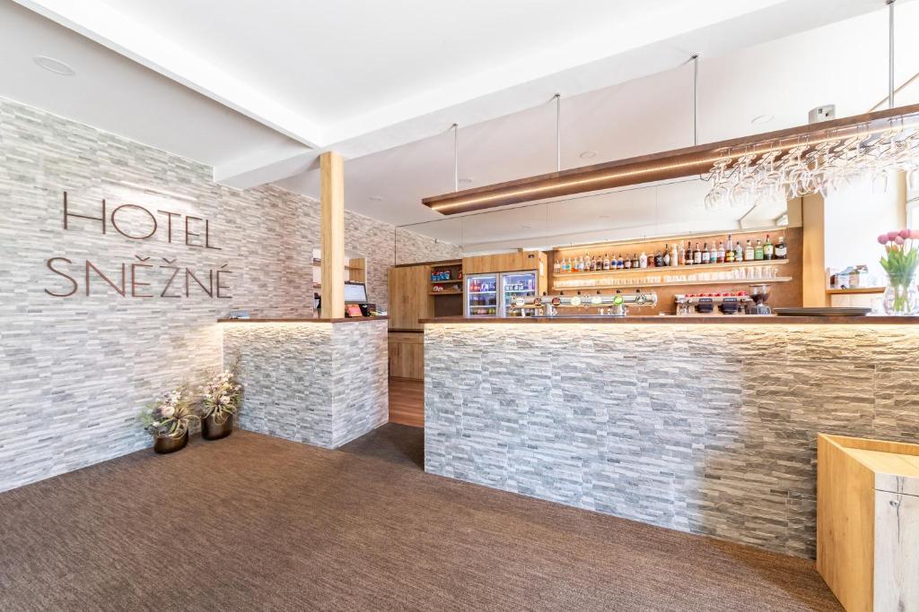Certifikát, hodnocení, plakát nebo jiný dokument vystavený v ubytování Hotel Sněžné