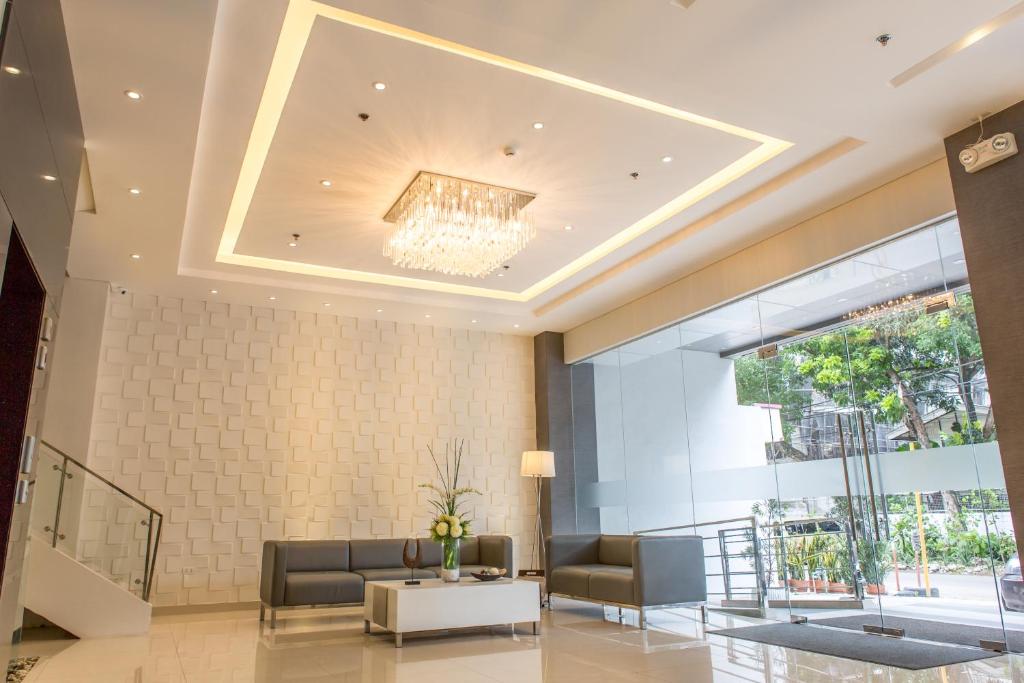 Posezení v ubytování Hamersons Hotel Cebu
