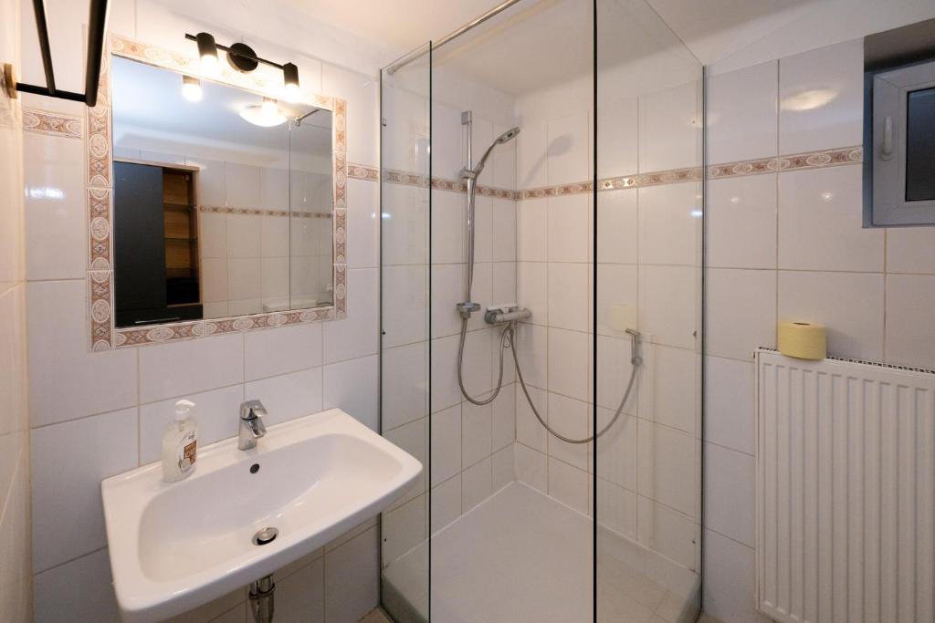 Koupelna v ubytování L&P Appartement Klagenfurt