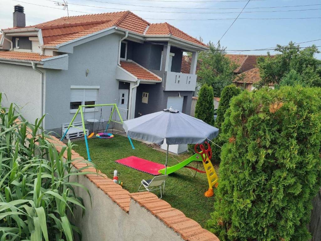 Zahrada ubytování Vila MINJA
