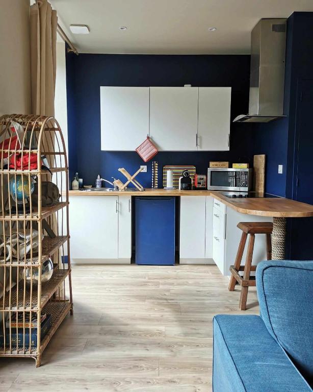 Bulle marine paisible proche de la gare et du port - Apartamento De Una Habitación