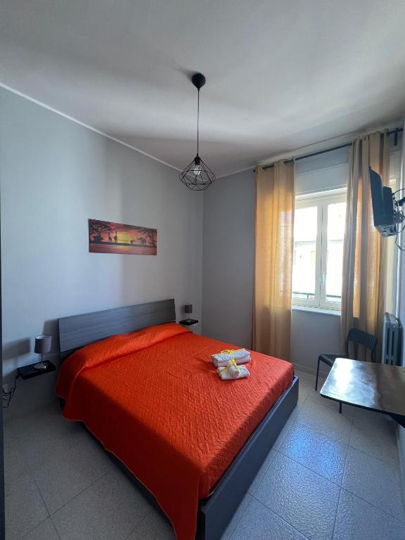 Postel nebo postele na pokoji v ubytování Settetrequattro Rooms