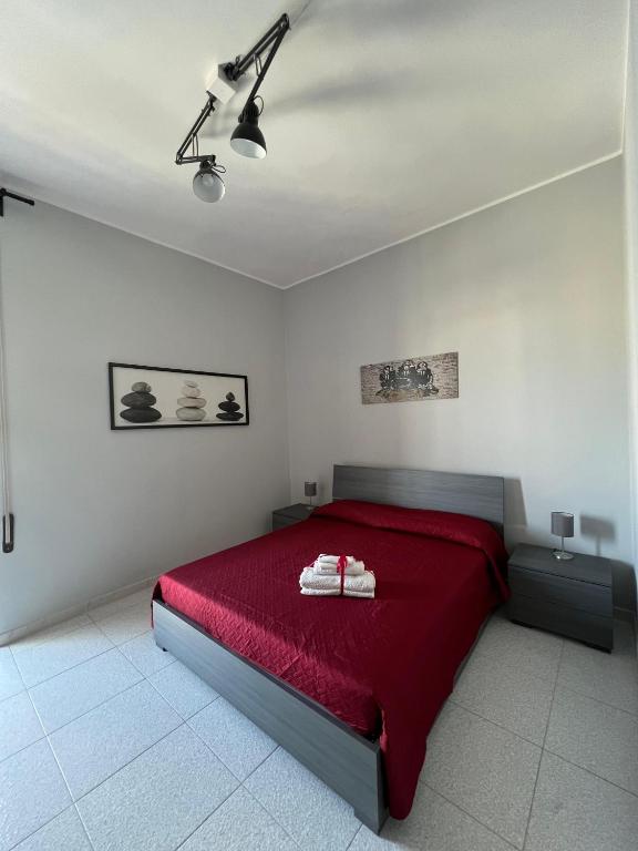 Postel nebo postele na pokoji v ubytování Settetrequattro Rooms