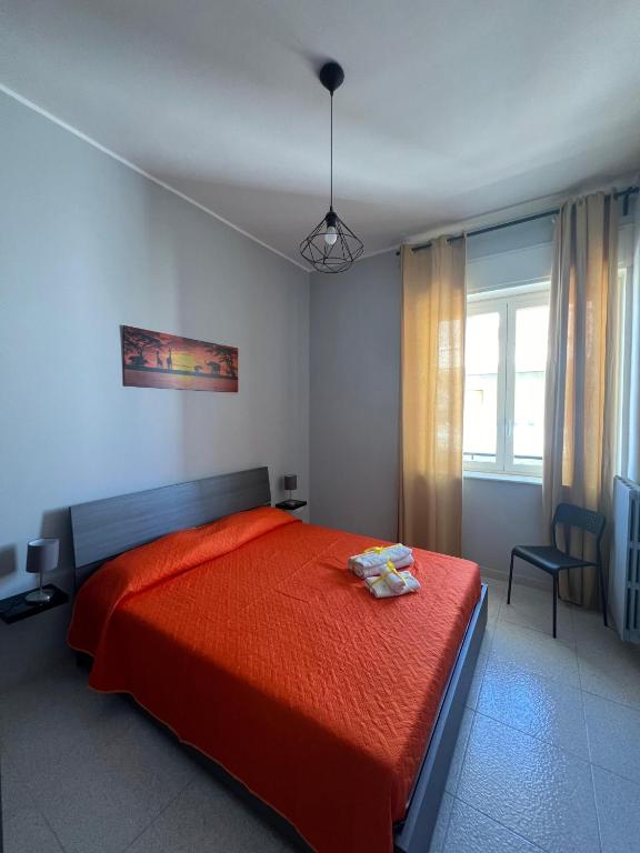 Postel nebo postele na pokoji v ubytování Settetrequattro Rooms
