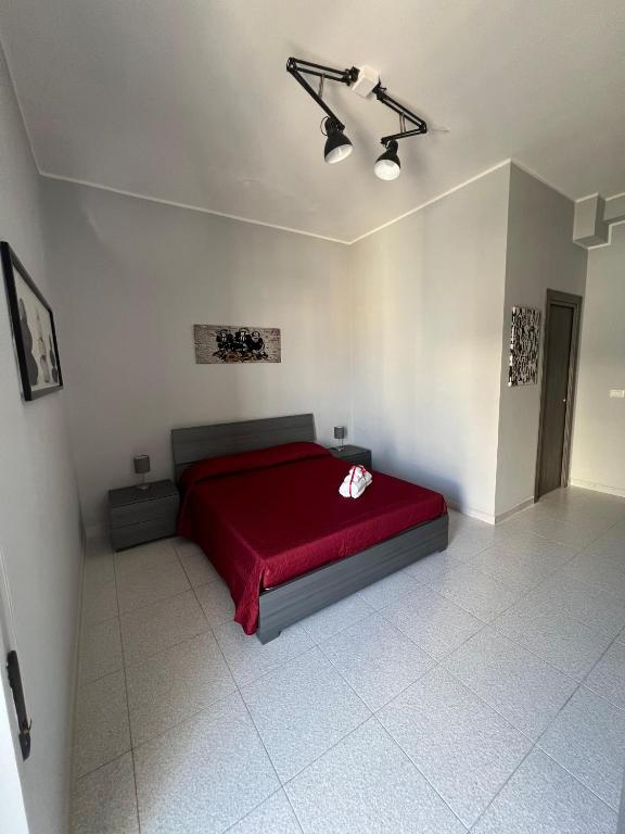 Postel nebo postele na pokoji v ubytování Settetrequattro Rooms