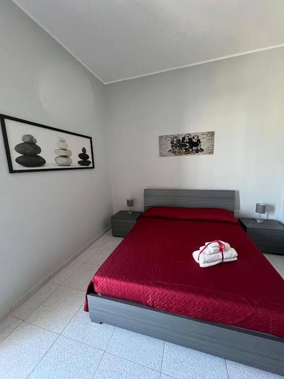 Postel nebo postele na pokoji v ubytování Settetrequattro Rooms