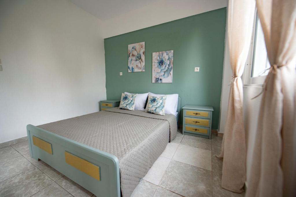 Postel nebo postele na pokoji v ubytování Villa De Flores