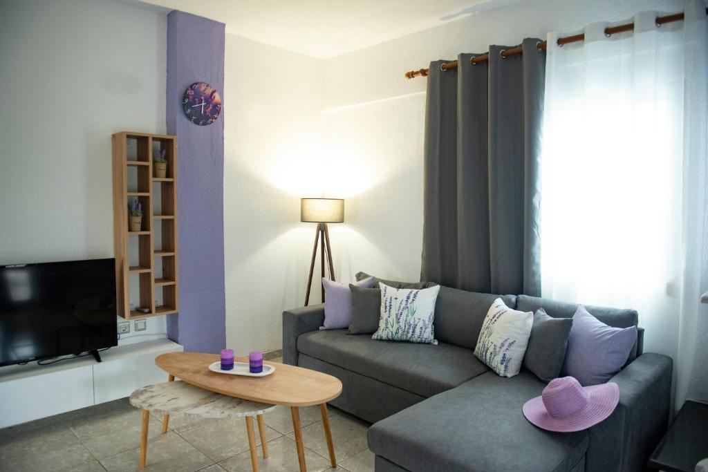 Posezení v ubytování Villa De Flores