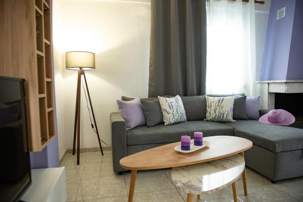 Posezení v ubytování Villa De Flores