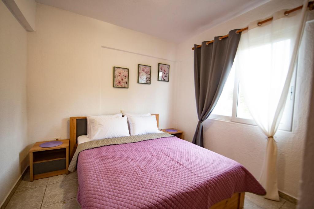 Postel nebo postele na pokoji v ubytování Villa De Flores
