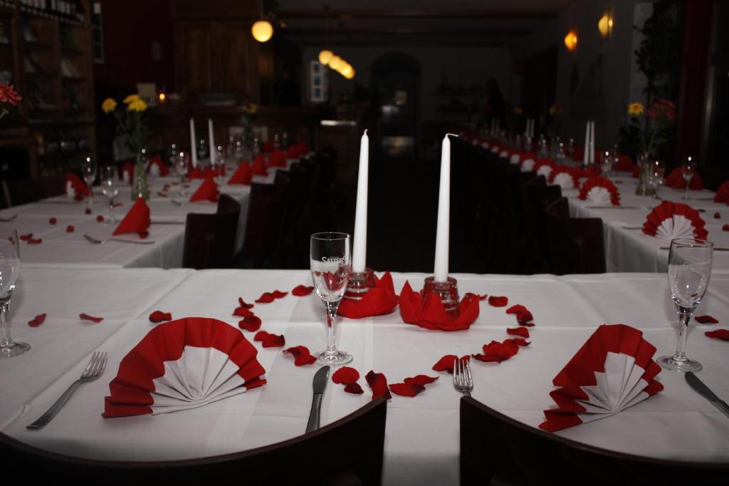 Restaurace v ubytování Ferienhof Dittrichs Erben