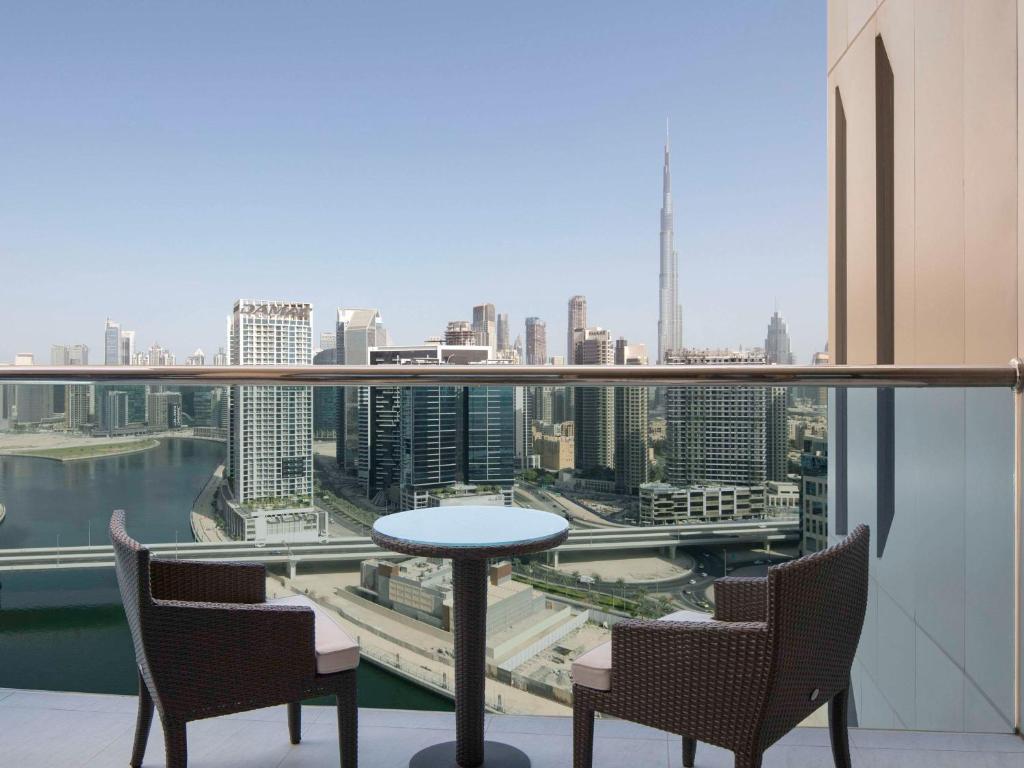 Balkón nebo terasa v ubytování Hyde Hotel Dubai