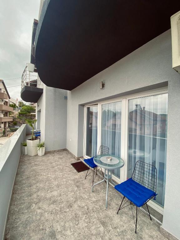Balkón nebo terasa v ubytování GreenHill Apartments