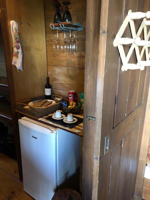 Kuchyň nebo kuchyňský kout v ubytování Casa Ocean Trancoso