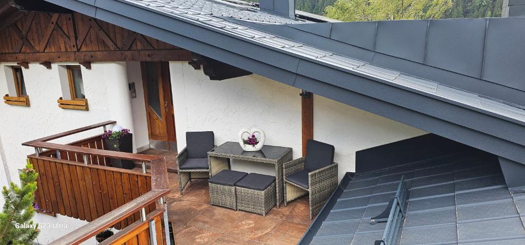 Posezení v ubytování Ferienwohnung Schranz