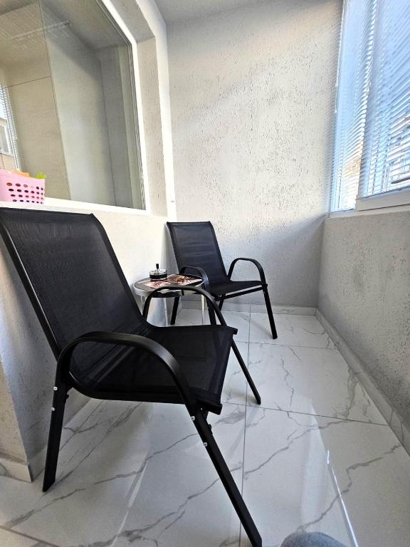 Posezení v ubytování Apartment Bohemi with free parking