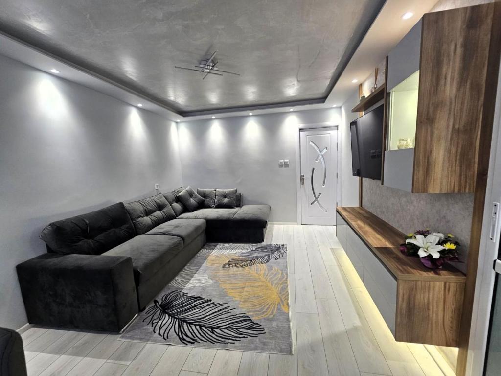 Posezení v ubytování Apartment Bohemi with free parking