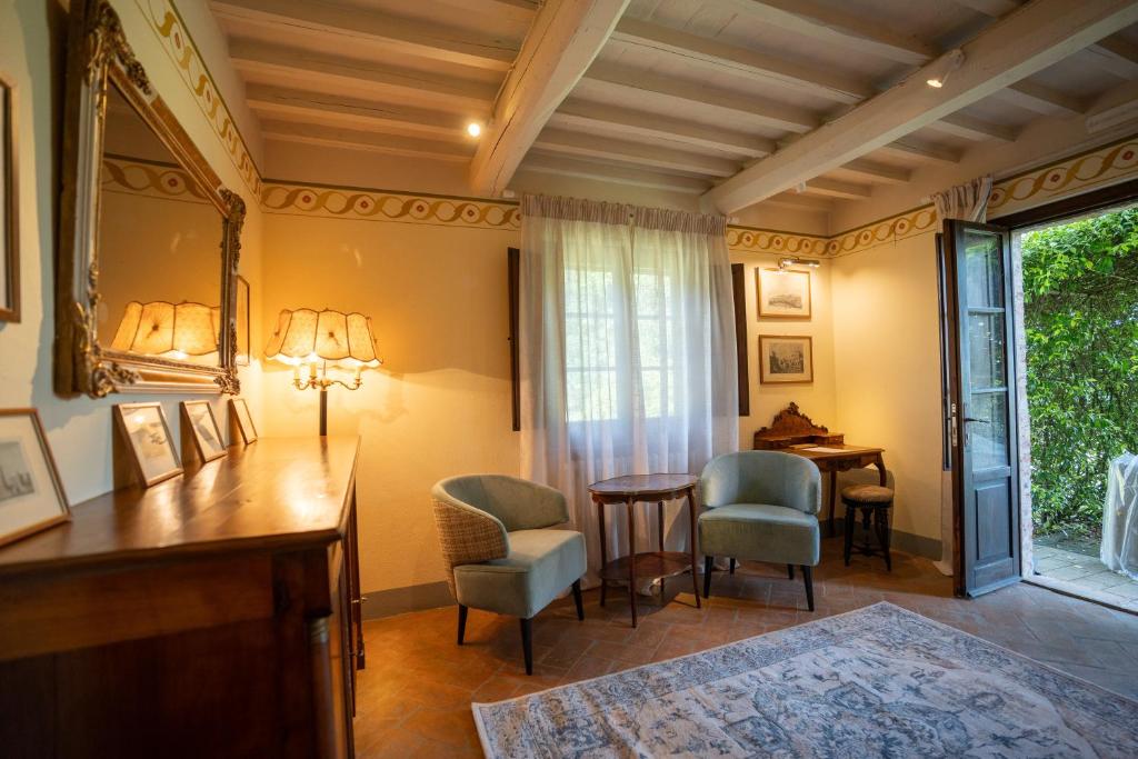 Posezení v ubytování Equo Suites