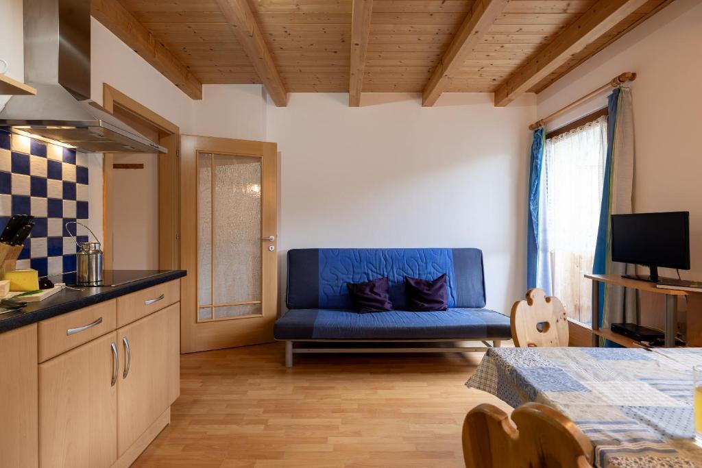 A television and/or entertainment centre at Apt Talblick Hinterproslhof