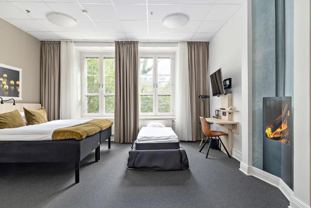 Postel nebo postele na pokoji v ubytování Best Western Hotel Svava