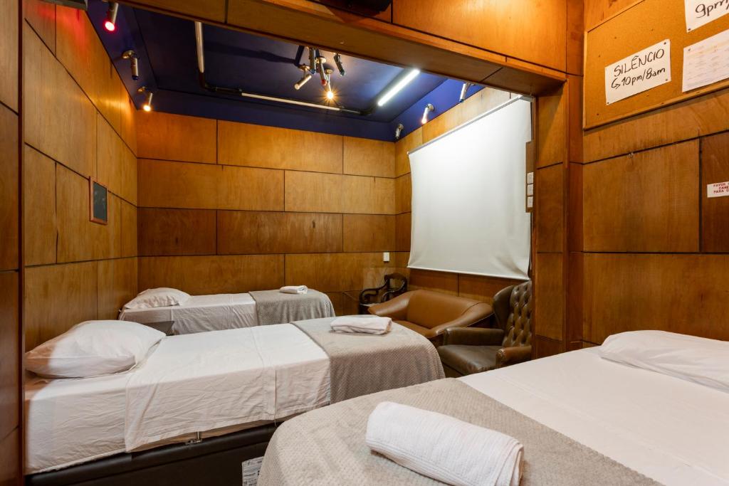 Chez Zany Boutique Hostel - Copacabana - Lit Dans Une Salle De Dortoir Mélangée à 6 Lits