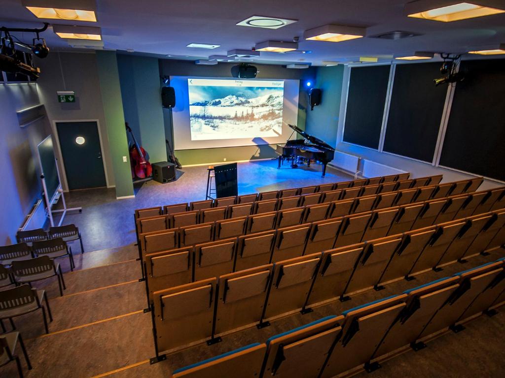 Konferenční prostory v ubytování Lofoten sommerhotell og vandrerhjem