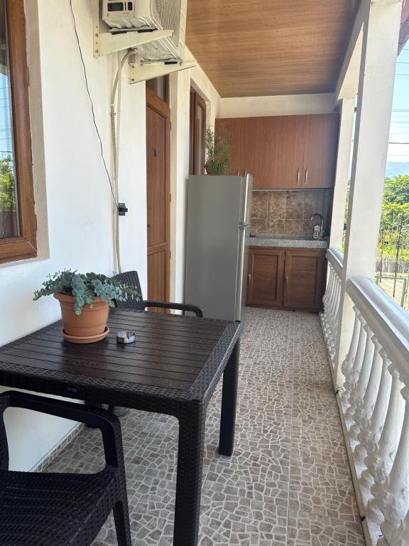Balkón nebo terasa v ubytování Linda Guest house