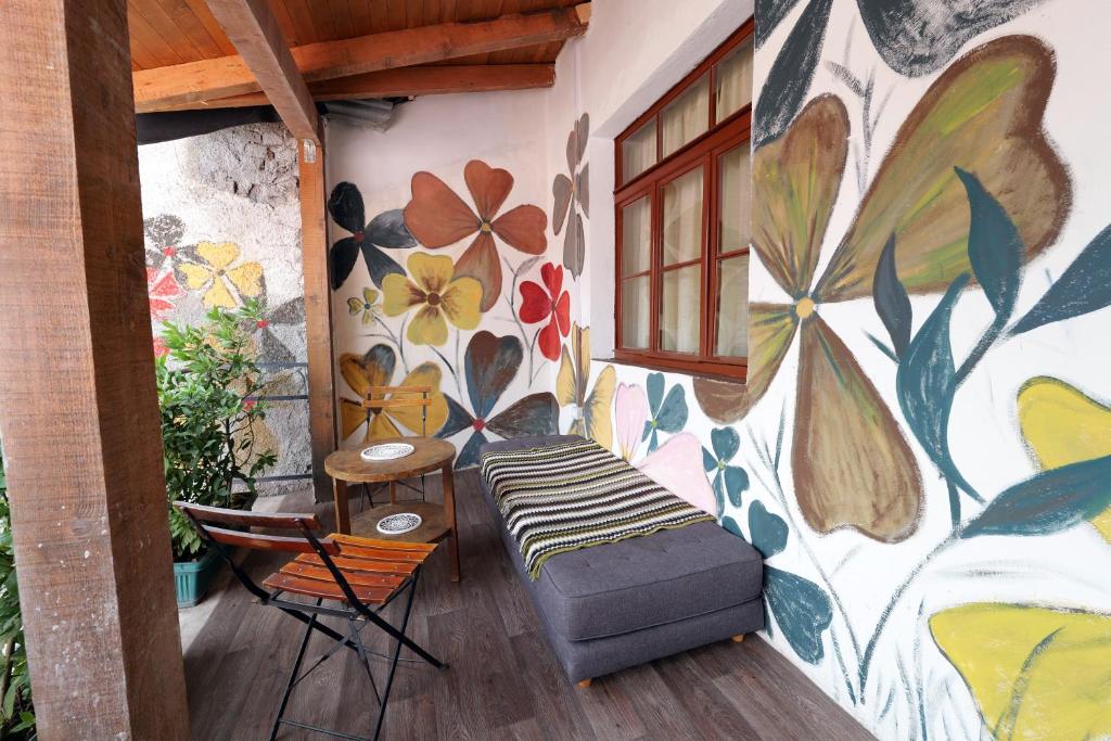 Posezení v ubytování Guesthouse n'Odë