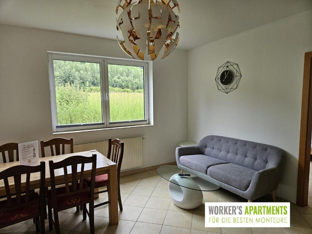 Posezení v ubytování Workers Apartment für die besten Monteure in 8600 Bruck Mur und in 8700 Leoben