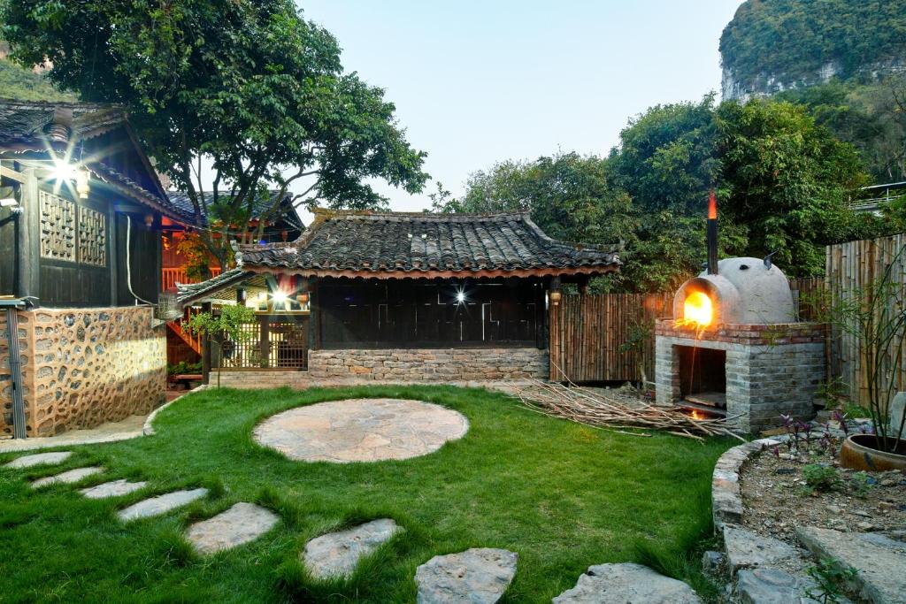 Zahrada ubytování Yangshuo Yunshe Mountain Guesthouse