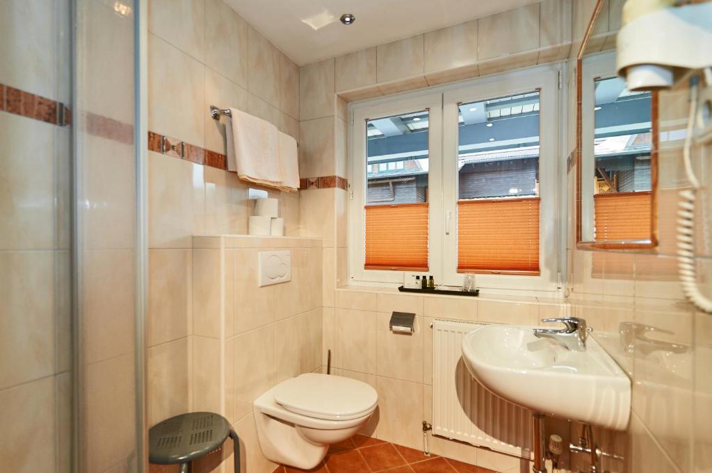 Kúpeľňa v ubytovaní Ferienhaus Astrid