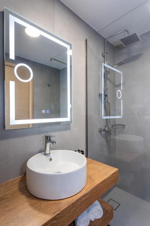 Koupelna v ubytování Azul Eco Hotel