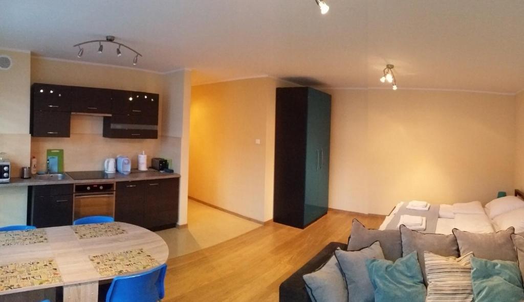 Kuchyňa alebo kuchynka v ubytovaní Apartament Niezapominajka