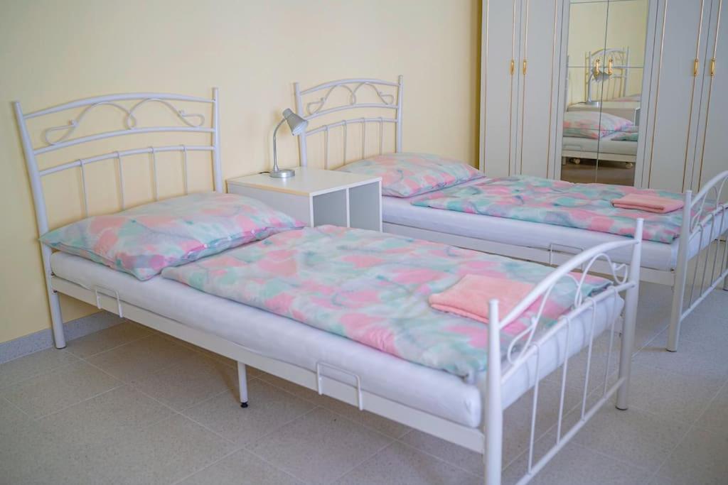 Postel nebo postele na pokoji v ubytování vila Karolína