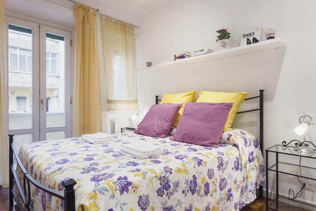 Krevet ili kreveti u jedinici u objektu Le Scalette Al Vaticano B&B