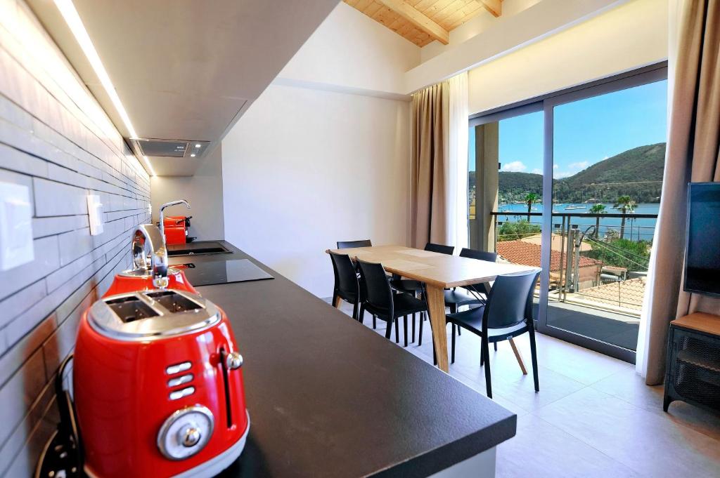 Posezení v ubytování Demar Suites Vlycho Lefkada