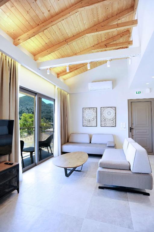 Posezení v ubytování Demar Suites Vlycho Lefkada
