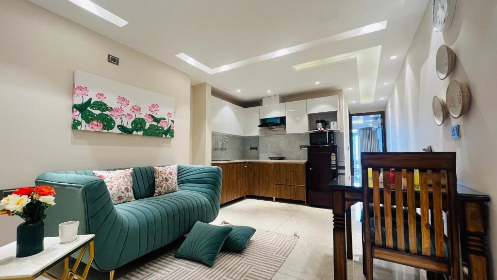 ZEN Suites Gurgaon - LUXE Stays Collection - جناحة مصغرة مع مع Balcony