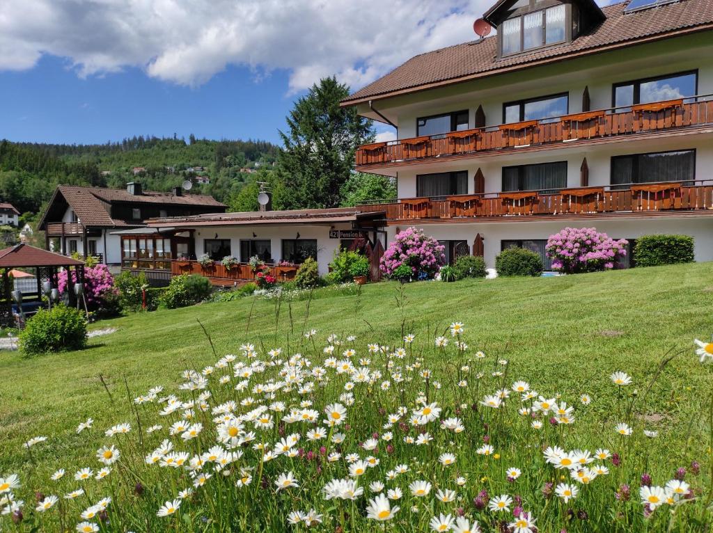 Zahrada ubytování Pension Brix