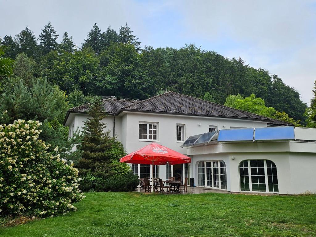 Zahrada ubytování vila Karolína