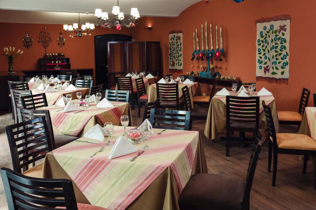 Restaurace v ubytování LP Los Portales Hotel Cusco