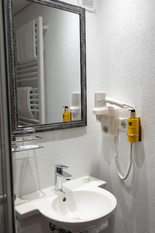 Koupelna v ubytování Hotel Kübler