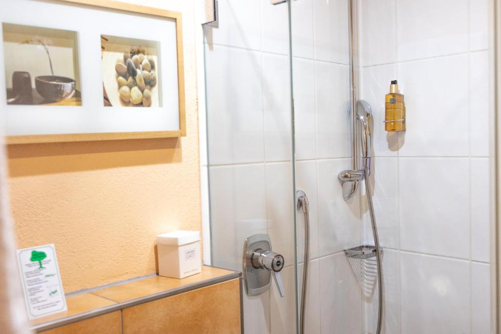 Koupelna v ubytování Hotel Kübler