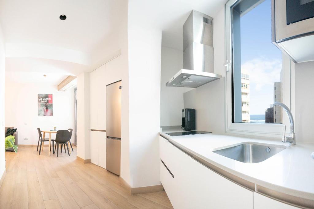 Kuchyň nebo kuchyňský kout v ubytování Sholeo Lodges La Cícer Flats