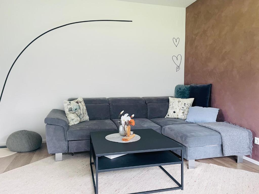Istumisnurk majutusasutuses Apartment WEITBLICK