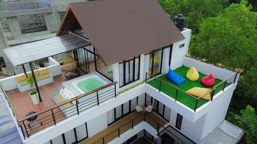 Μπαλκόνι ή βεράντα στο Casa Palm Pecatu