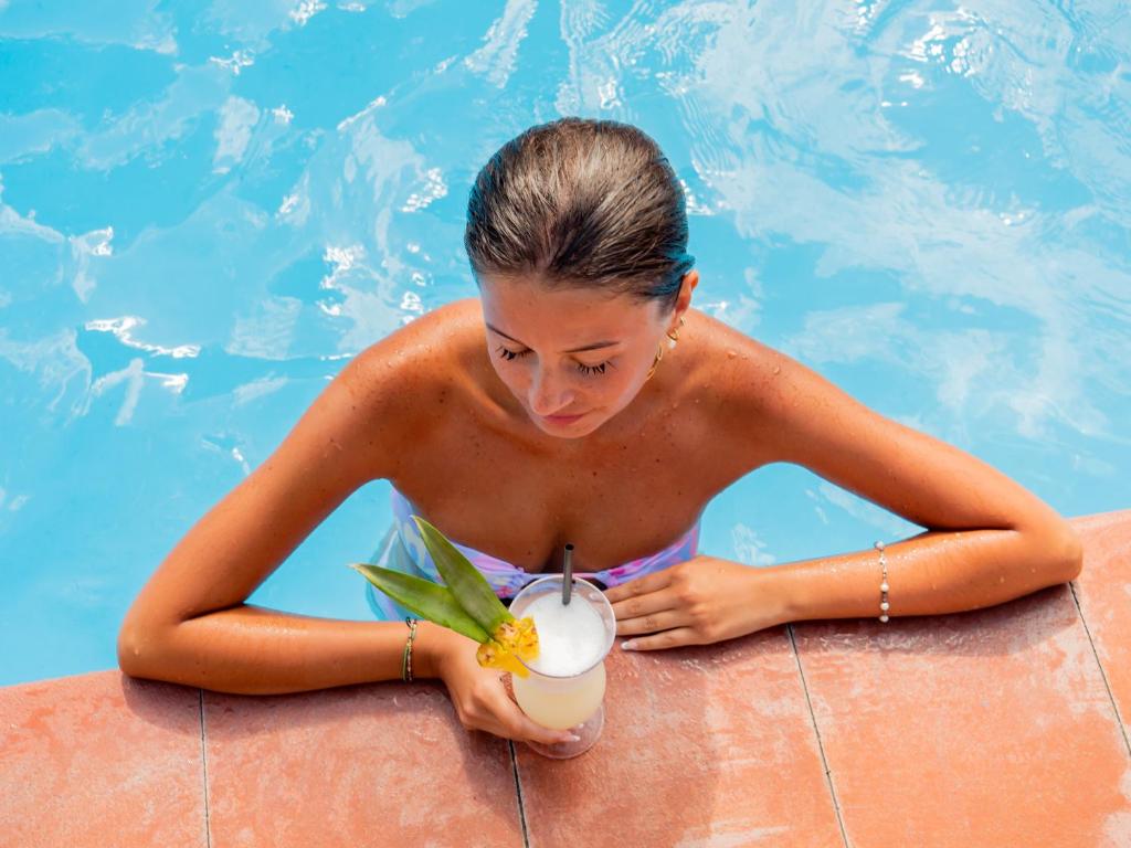 Nápoje v ubytování Hotel Central Wellness