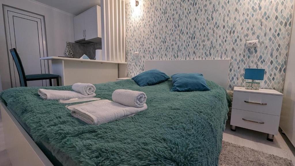 Postel nebo postele na pokoji v ubytování White Orchid