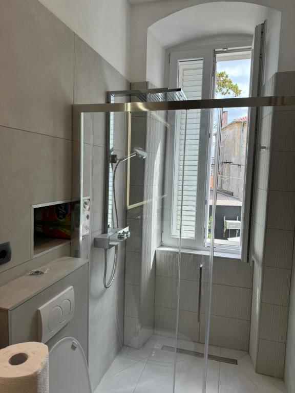 Kúpeľňa v ubytovaní Apartment Škunca